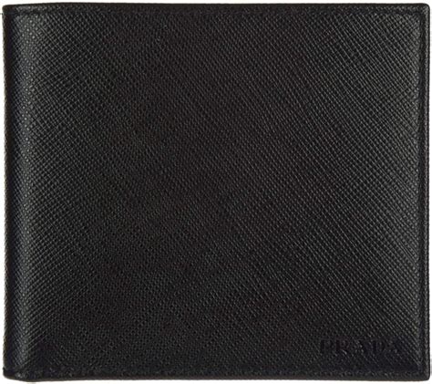 Prada Portaf. Orizzontale Saffiano Cuir Leather Nero Black 